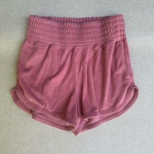 Abercrombie & Fitch High Waist Pink Shorts
